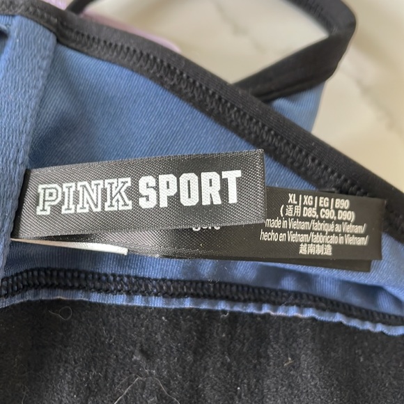 NWOT PINK VICTORIA’S SECRET bra size XL blue purple ultimate lightly lined - Picture 4 of 5